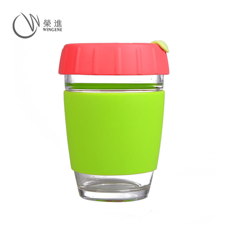 最新硅胶制品—硅胶咖啡杯|热饮防烫硅胶杯套|隔热保温硅胶套玻