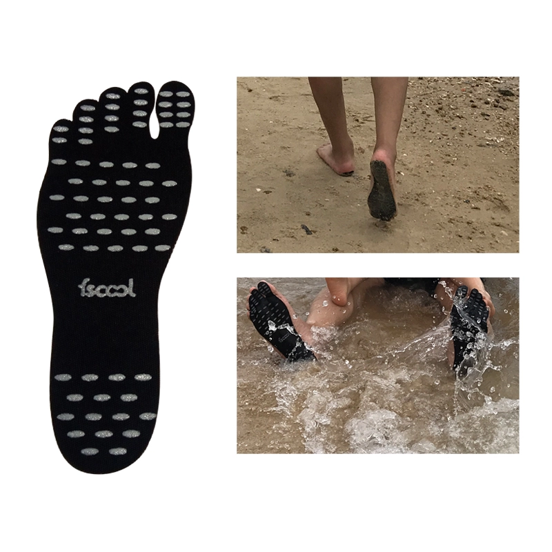 沙滩休闲鞋垫|便携式隐形硅胶鞋